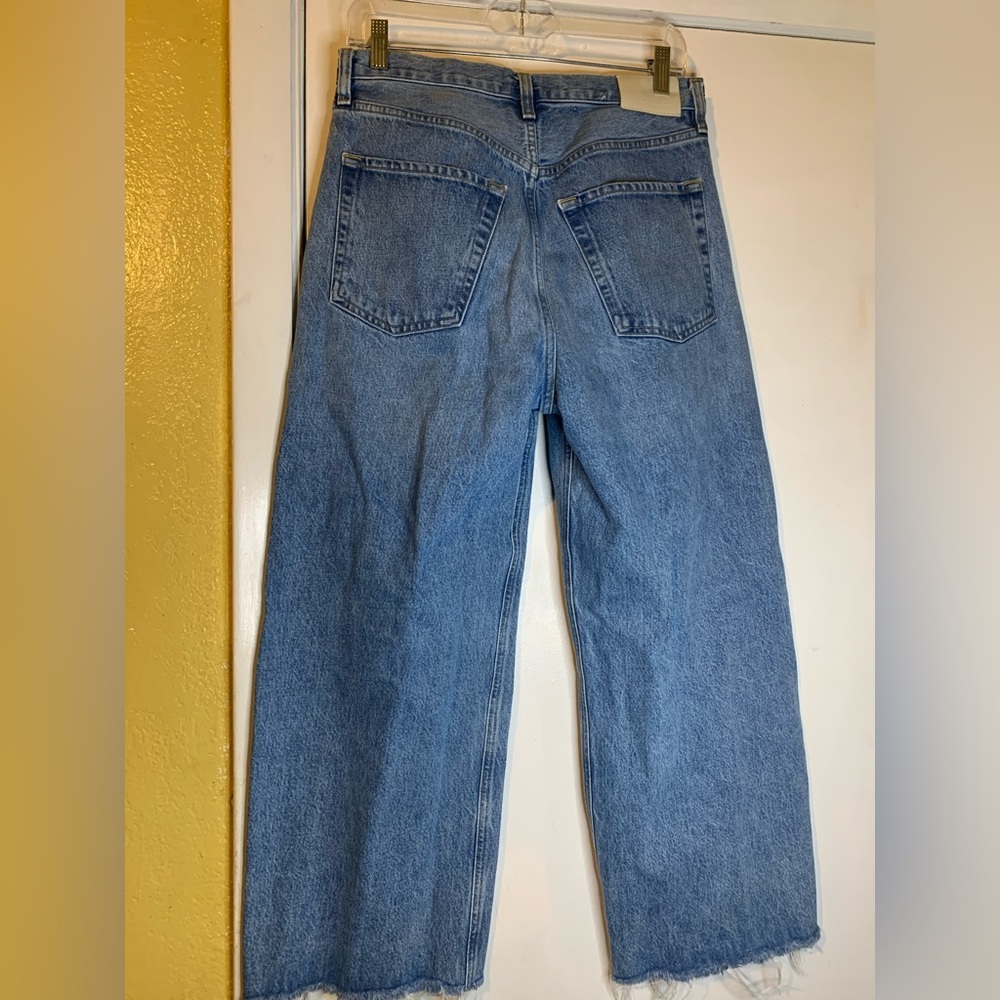 Citizens of Humanity Ayla Crop Raw Jeans size 27 stone wash - Picture 3 of 5